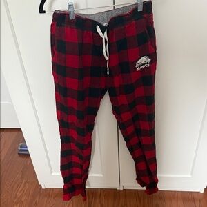 Roots Women Plaid Pjs in Red and Black